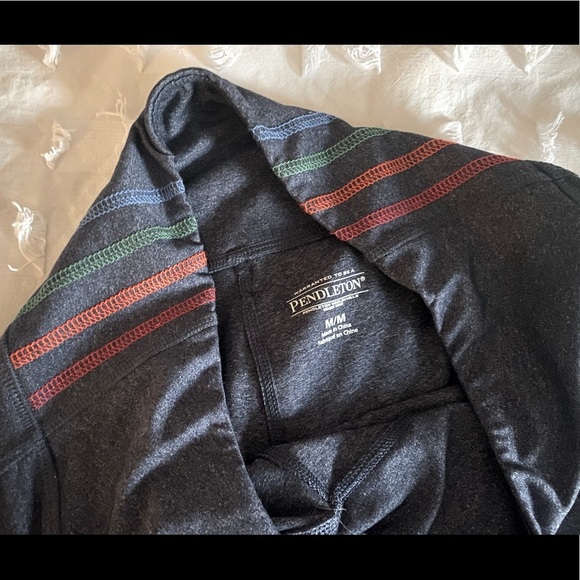 Pendleton Navy Blue Heather Leggings, Size M - Picture 7 of 7